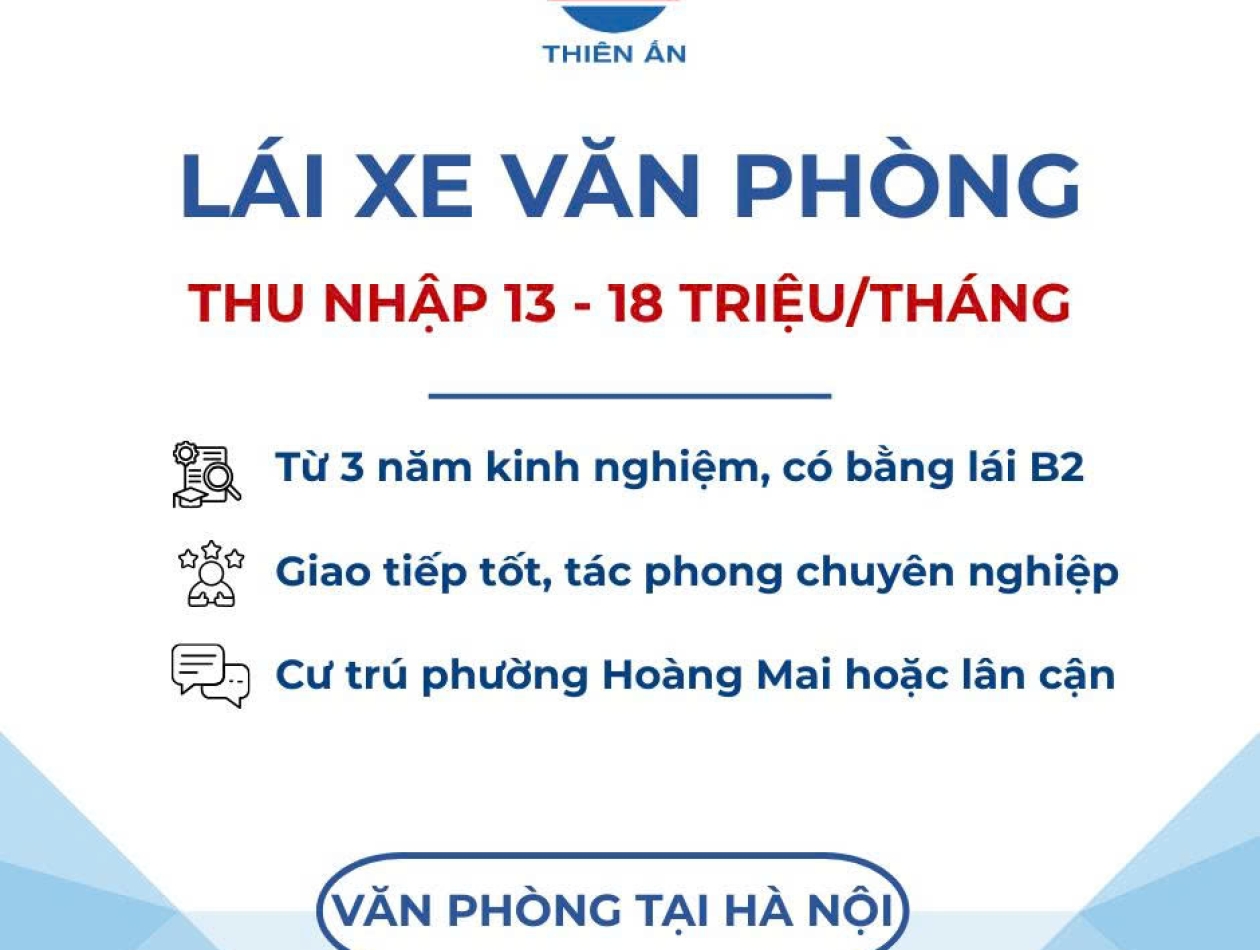 HN - Nhân Viên Lái Xe Văn Phòng